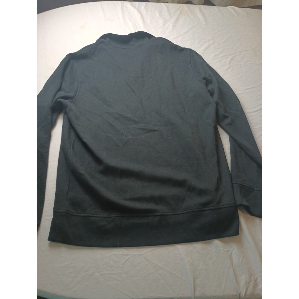 Men's Half Zip Black Pull Over Sweater Collar Shirt XXL NWT Banana Republic - Picture 6 of 6